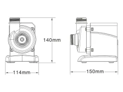Bomba para piscina de 5000 litros por hora 30 watts com sistema de filtragem e circulação modelo Wattshirlpool 16_0001991