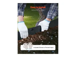 Borda de Jardim em Aço Anti-ferrugem SucceBuy, 5 PCS, 99 x 15,6 cm, para Jardins, Relvados, Pátios