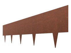 Borda de Jardim em Aço SucceBuy Resistentes às Intempéries, 1016x203,2mm, Lote de 6