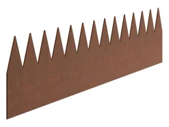 Borda de Jardim em Aço SucceBuy Resistentes às Intempéries, 1016x152,4 mm, Lote de 6