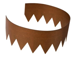Borda de Jardim em Aço SucceBuy Resistentes às Intempéries, 1016x152,4 mm, Lote de 6