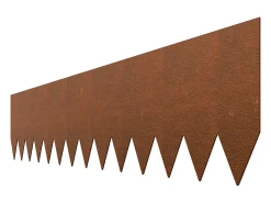 Borda de Jardim em Aço SucceBuy Resistentes às Intempéries, 1016x203,2mm, Lote de 6