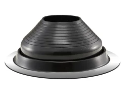 Botas de Flange para Tubos SucceBuy Lote de 2 de Telhado para Tubos de 15 a 28 cm, EDPM Flexível, Resistente a Altas Temperaturas, Base de Metal Durável