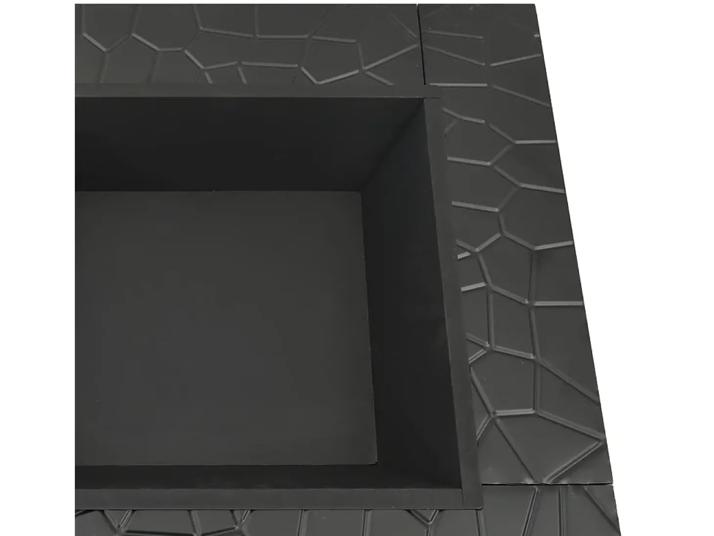Braseira com atiçador 79x79x46,5 cm XXL aço
