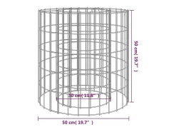 Braseira gabião Ø 50 cm ferro galvanizado