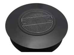 Braseiro, chapa e grelhado com suporte para lenha C120 x L120 x A40 cm BARCENA
