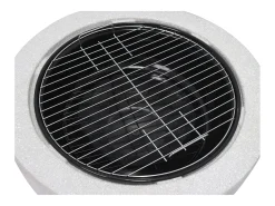 Braseiro grelhador em MGO, C60,5 x L60,5 x A42,5 cm, GARMONA