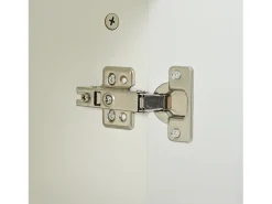 Buffet branco com 4 porta cintrée, estilo simples, pode ser colocado no salão, na sala de manjedoura, no couloir