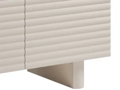 Buffet com 3 portas em MDF - Cor: Bege - LUDIMA