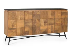 Buffet em madeira manguier acabamento naturelle 170 cm