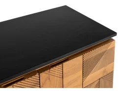 Buffet em madeira manguier acabamento naturelle 170 cm