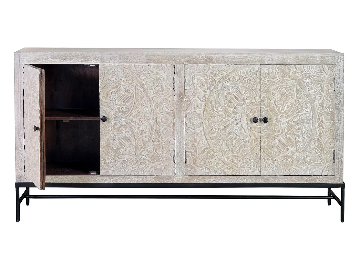 Buffet em manguier blanc vieilli