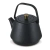 Bule de Chá em Ferro Fundido Saga 1.2L Indução Beka - Design Japonês Preto com Filtro de Chá Incluído