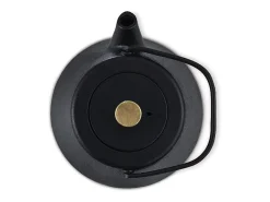 Bule de Chá em Ferro Fundido Saga 1.2L Indução Beka - Design Japonês Preto com Filtro de Chá Incluído