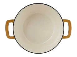 Caçarola de Ferro Fundido Esmaltado 24 cm 4,6 L COSY & TRENDY FONTESTIC Âmbar Todos os Fogões e Forno