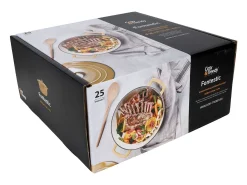Caçarola de Ferro Fundido Esmaltado COSY & TRENDY FONTESTIC Ø28 cm 6,15 L Todos os Fogões Indução Âmbar