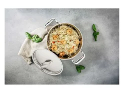 Caçarola em inox COSY & TRENDY Classic 20 cm - 3,14 L, para todos os fogões incluindo indução, tampa com saída de vapor, fundo encapsulado em alumínio