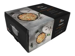 Caçarola em inox COSY & TRENDY Classic 20 cm - 3,14 L, para todos os fogões incluindo indução, tampa com saída de vapor, fundo encapsulado em alumínio