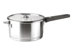 Caçarola inox de 16 cm com cabo removível e sistema Click & Lock - Coleção Combi da Lacor