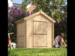 Cabana exterior para crianças sem chão - 1.1m² / 146x112xH143 cm - M516-1
