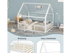 Cabana metálica iluminada 140 x 200 cm com grades e portas - Sommelier à lattes incluído - Branco (Sem molduras)