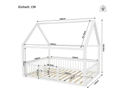 Cabana metálica iluminada 140 x 200 cm com grades e portas - Sommelier à lattes incluído - Branco (Sem molduras)
