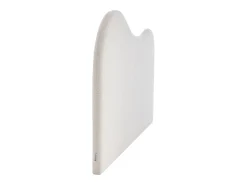 Cabeceira 140 cm em tecido bouclé branco - VORIOTA