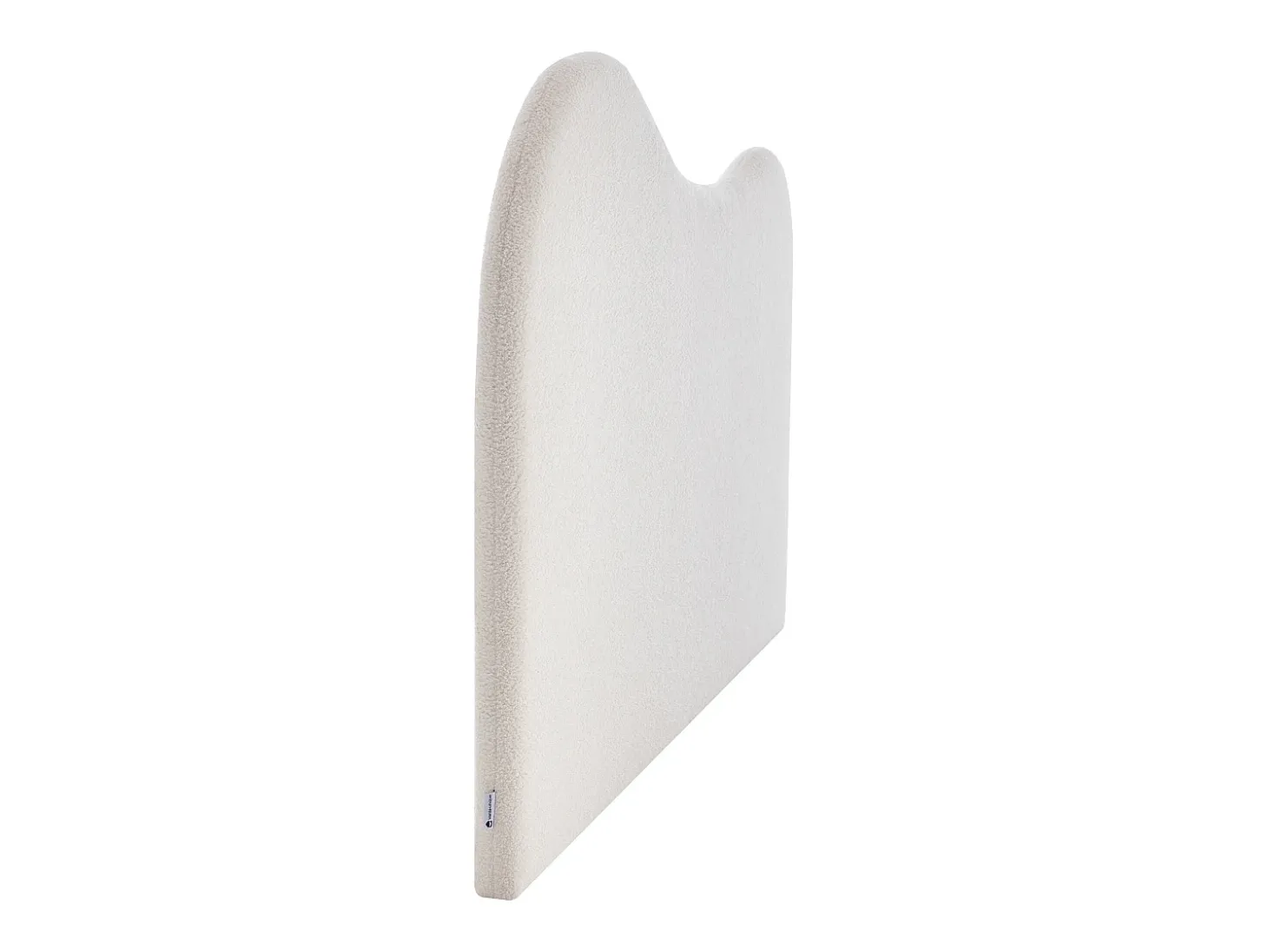 Cabeceira 140 cm em tecido bouclé branco - VORIOTA