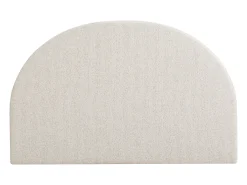Cabeceira 140 cm em tecido texturizado bege - PANIOTI