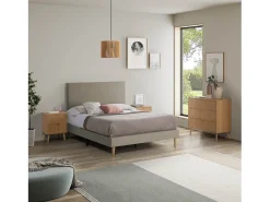 Cabeceira Aura Bege 160x60 cm