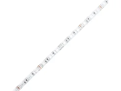 Cabeceira cama c/ LEDs 180x18,5x103,5 cm deriv. madeira branco