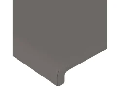 Cabeceira Cinza 160x5x118/128 cm Couro Sintético