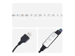Cabeceira com luzes LED derivados de madeira carvalho artisiano