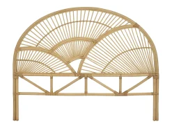 Cabeceira de cama 160 cm em rotim de cor natural EFELA