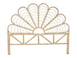 Cabeceira de cama 160 cm em rotim cor natural FLOSIA