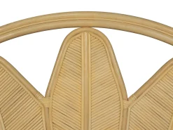 Cabeceira de cama 140 cm em rotim de cor natural - CHELINA