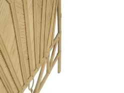Cabeceira de cama 140 cm em rotim de cor natural - CHELINA