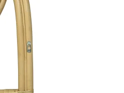 Cabeceira de cama 140 cm em rotim de cor natural - CHELINA