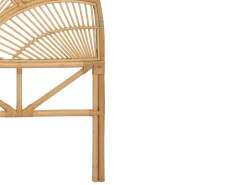 Cabeceira de cama 140 cm em rotim de cor natural - EFELA