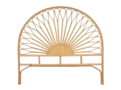 Cabeceira de cama 140 cm em rotim cor natural - SOLIA