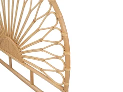 Cabeceira de cama 140 cm em rotim cor natural - SOLIA