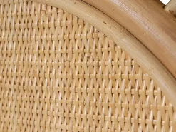 Cabeceira de cama 140 cm em rotim cor natural - SOLIA