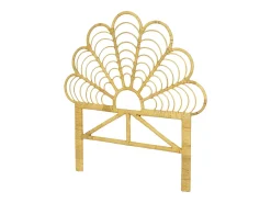 Cabeceira de cama 110 cm em vime cor natural - FLOSIA