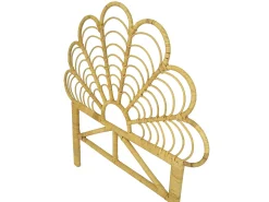 Cabeceira de cama 110 cm em vime cor natural - FLOSIA