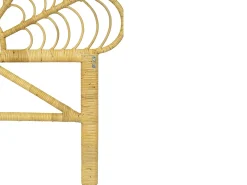 Cabeceira de cama 110 cm em vime cor natural - FLOSIA