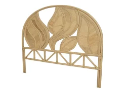 Cabeceira de cama 160 cm em rotim de cor natural FLERIO