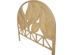 Cabeceira de cama 160 cm em rotim de cor natural FLERIO