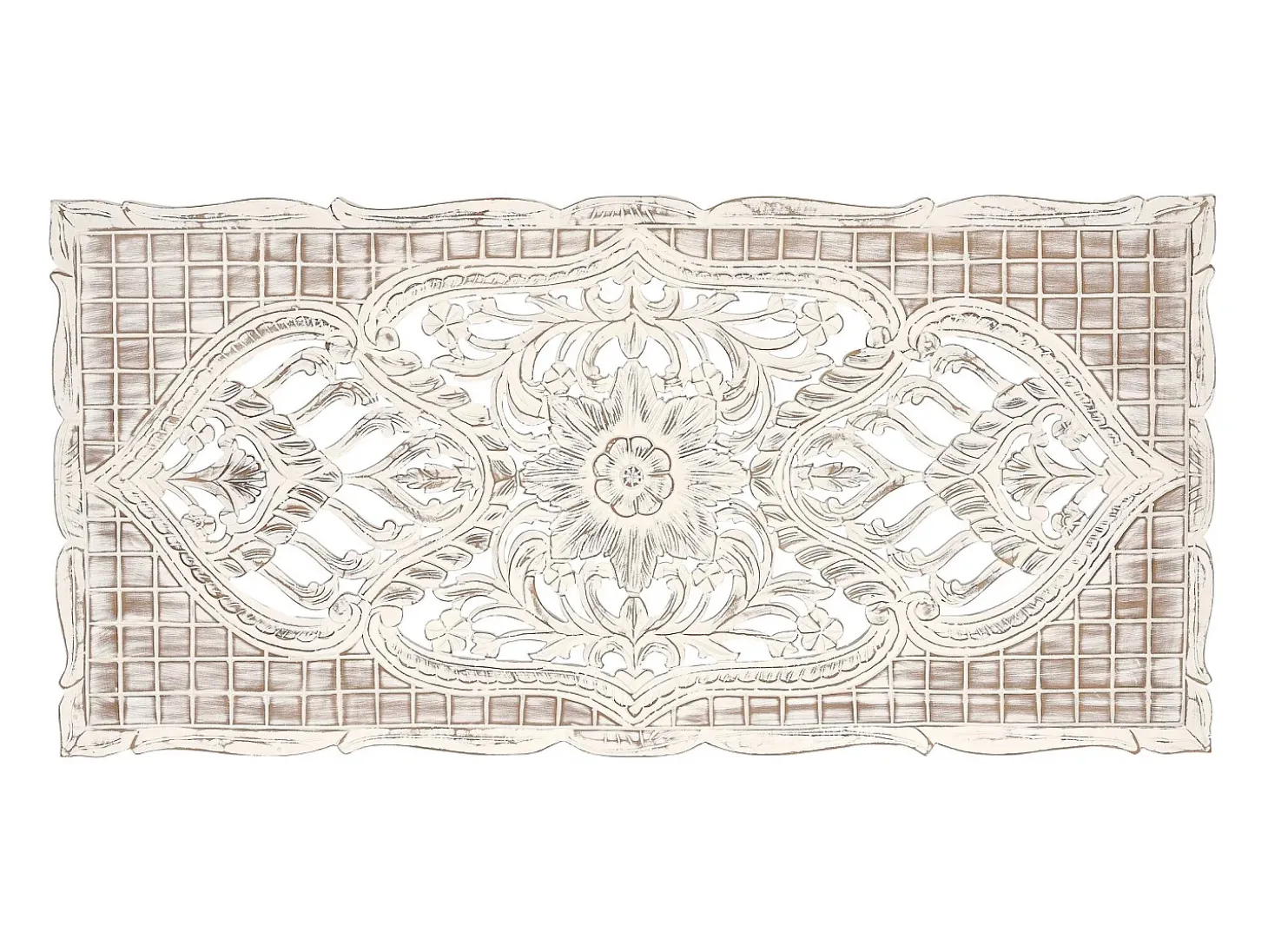 Cabeceira de cama em MDF branco