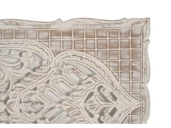 Cabeceira de cama em MDF branco