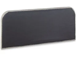 Cabeceira estofada Saona 160x60 cm Cor Bege, Acolchoada com Espuma, Botões em capitonê, 8 cm de Espessura